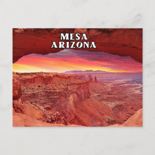 Mesa Arizona Postcard For Souvenir Travelling