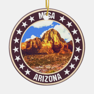 Mesa ceramic ornament