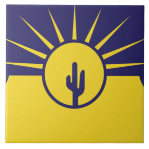 Mesa city flag tile