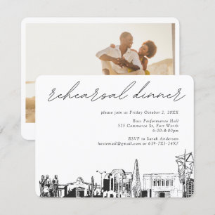 Mesa Rehearsal Dinner Invite Enclosure Card