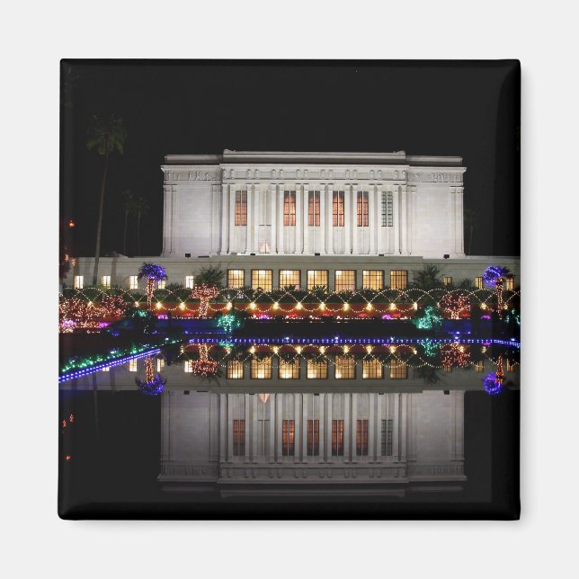 Mesa Temple reflection Magnet (Front)