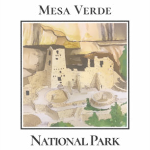 Mesa Verda Ruins in the National Park,
