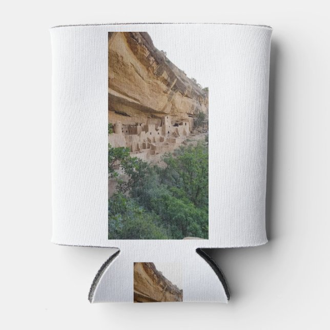 Mesa Verde Cliff Dwelling Can Cooler (Front)