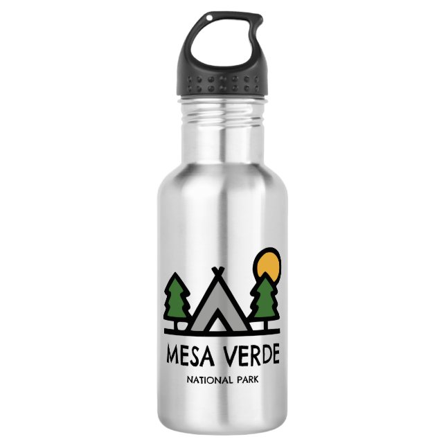 Mesa Verde National Park 532 Ml Water Bottle (Front)