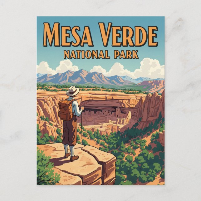 Mesa Verde National Park Colorado Postcard (Front)