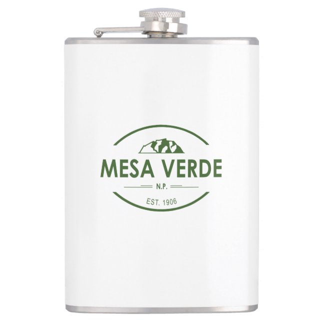 Mesa Verde National Park Hip Flask (Front)