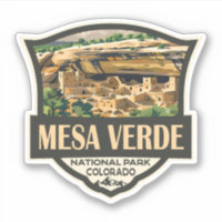 Mesa Verde National Park Illustration Travel Art