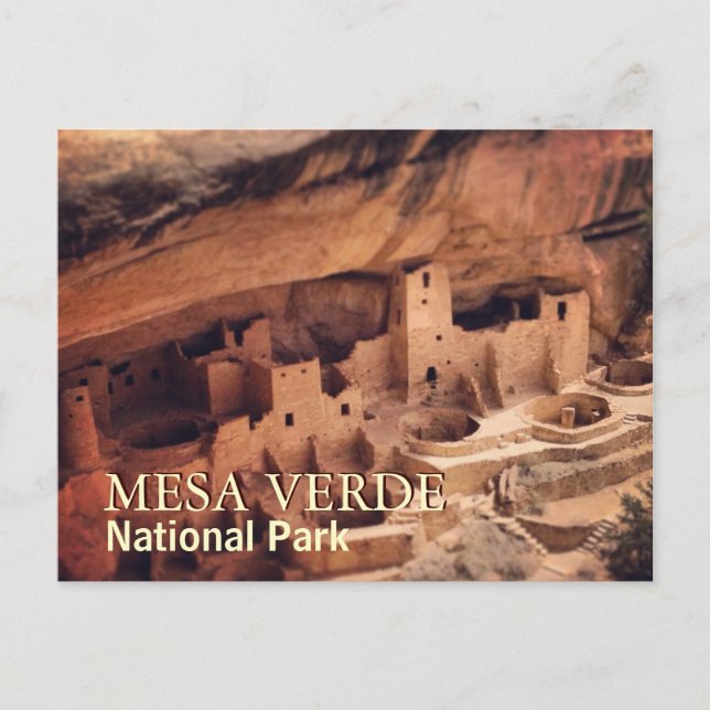 Mesa Verde National Park Postcard (Front)