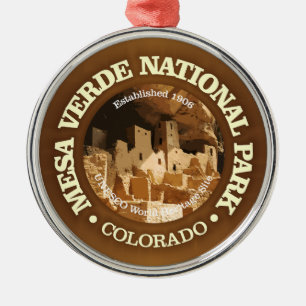 Mesa Verde NP2 Metal Ornament