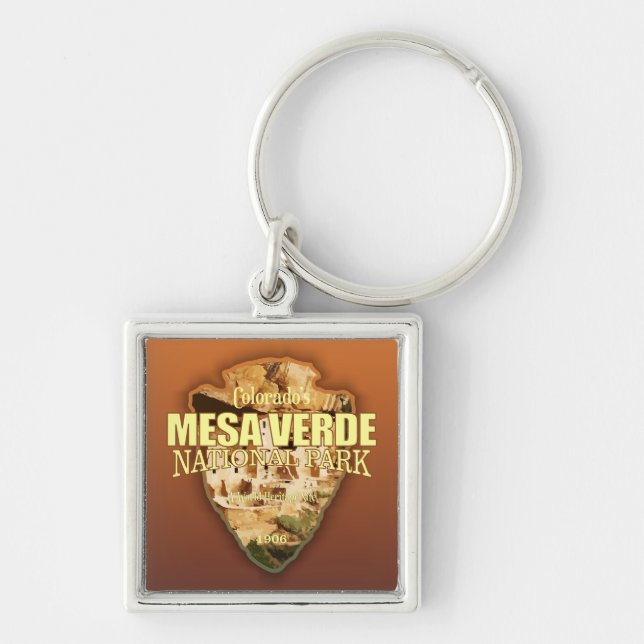 Mesa Verde NP (arrowhead) Keychain (Front)