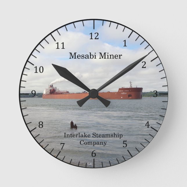 Mesabi Miner clock (Front)