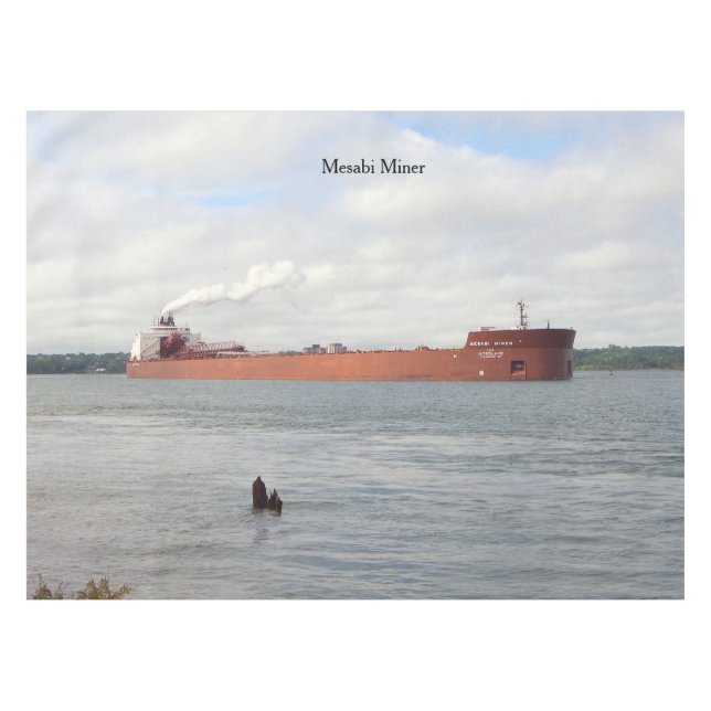 Mesabi Miner table cloth (Front (Horizontal))