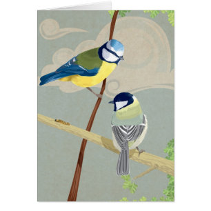 Mésange bleue et grande