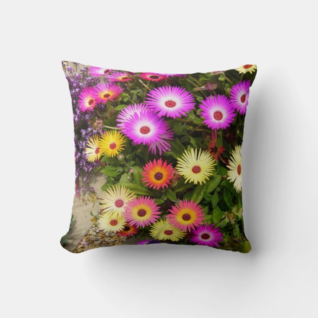 Mesembryanthemum ~ Throw Pillow (Front)