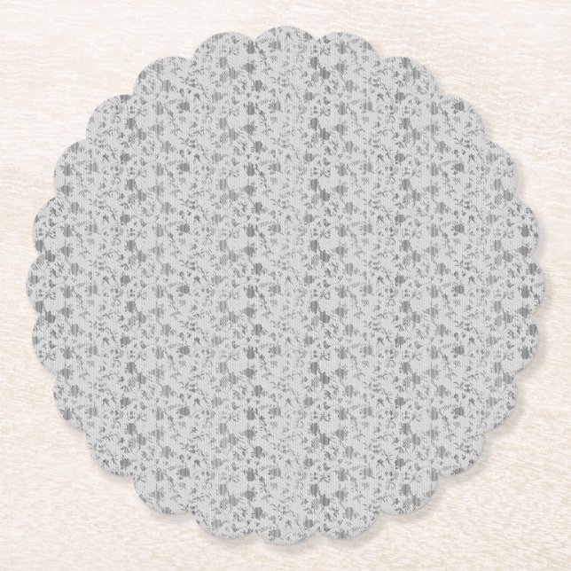 mesh Design Fifty Paper Coaster (Front)