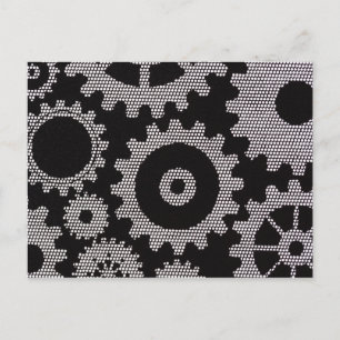 mesh gears postcard