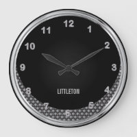 Mesh Steel Metal and Black Print