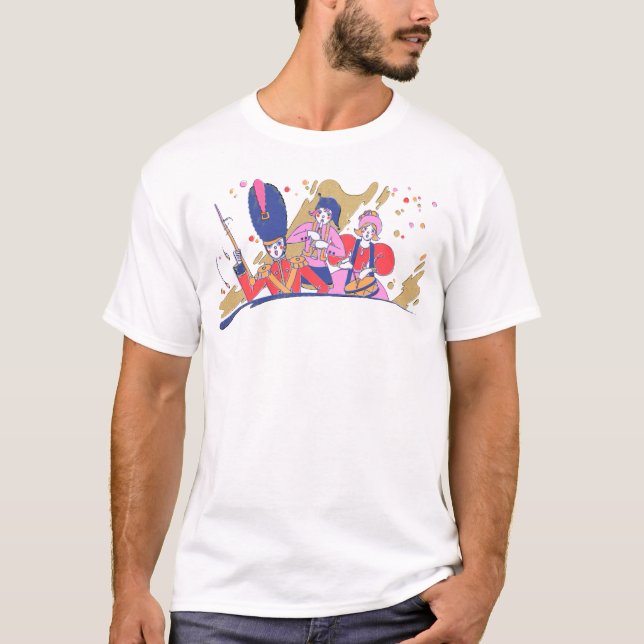 Mesmerized Drum Major with Zombie Crew T-Shirt (Front)