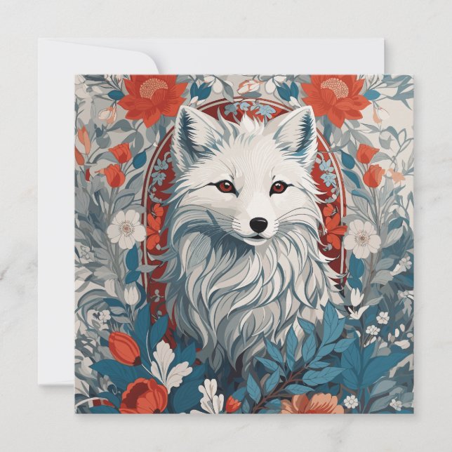 Mesmerizing Artic Fox Wildlife  (Front)