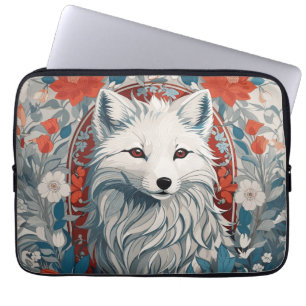 Mesmerizing Artic Fox Wildlife Laptop Sleeve