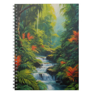 Mesmerizing Cascade of a Wild Stream Notebook