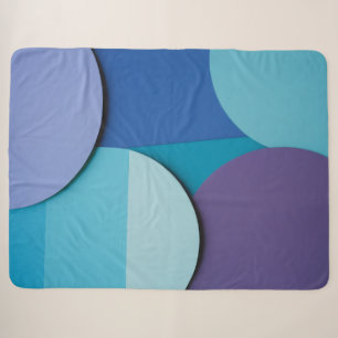 Mesmerizing Circles Sherpa Blanket