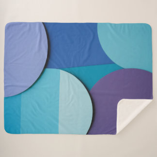 Mesmerizing Circles Sherpa Blanket