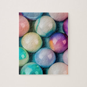 Mesmerizing Glass Balls in Calming Pastel Colours Jigsaw Puzzle