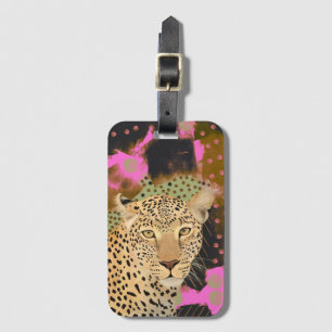 Mesmerizing Leopard Luggage Tag
