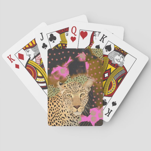 Mesmerizing Leopard Playing Cards (Back)