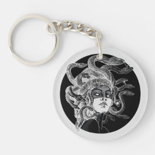 Mesmerizing Medusa Art Keychain