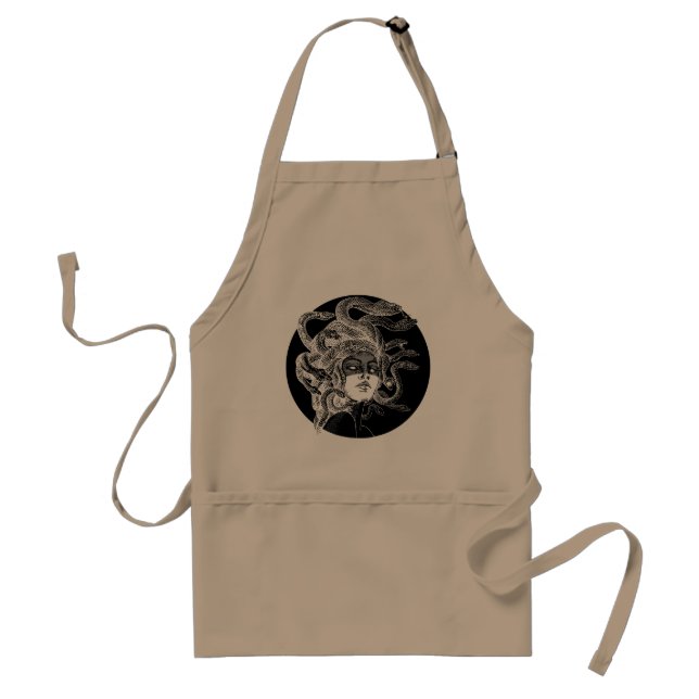 Mesmerizing Medusa Art Standard Apron (Front)