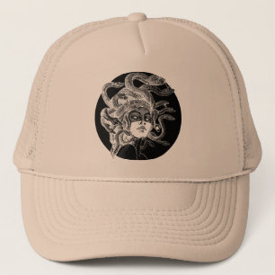 Mesmerizing Medusa Art Trucker Hat