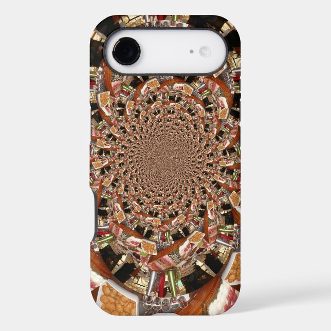 Mesmerizing Mosaic of Sushi Brown Colours (Back)