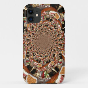 Mesmerizing Mosaic of Sushi Brown Colours iPhone 11 Case
