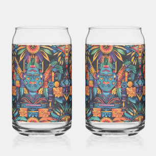 Mesmerizing Oceanic "Epochal Symmetry" 16oz Glass 