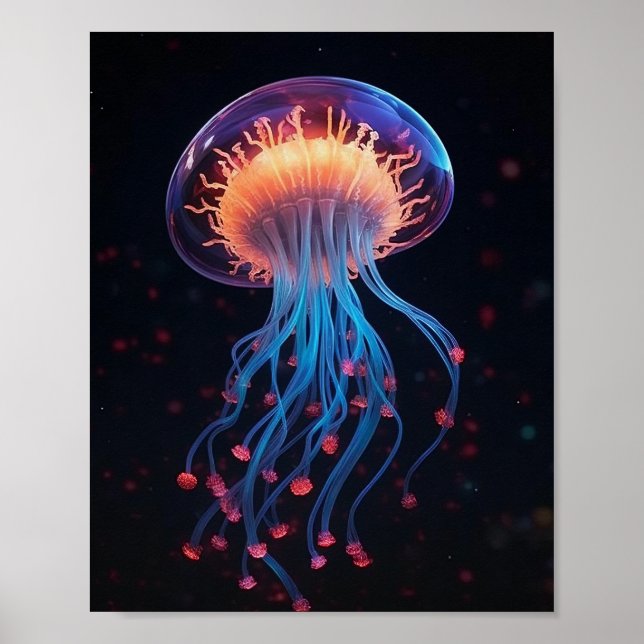 Mesmerizing R Siphonophore Poster (Front)