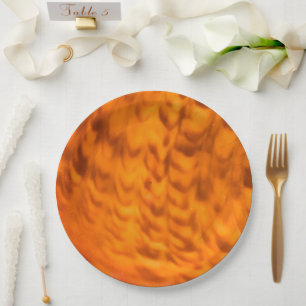 Mesmerizing seashell paper plate