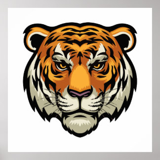 Mesmerizing Tiger Look   Poster