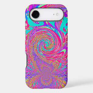 Mesmerizing Whirlpool Love Cyan Texte art Graphiqu