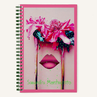 Mesmerizing wonder flowers notebook