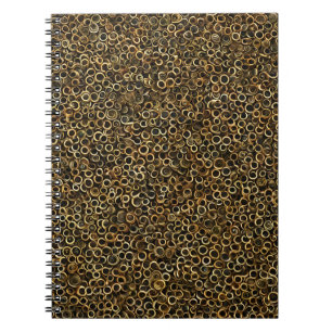 Mesmerizing Wooden Rings Notebook