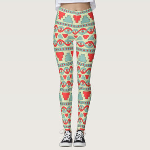 Mesopotamian Tribal: Seamless Ethnic Design. Leggings