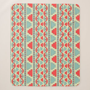 Mesopotamian Tribal: Seamless Ethnic Design. Sherpa Blanket