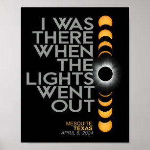 Mesquite 2024 Solar Eclipse 2024 040824 Eclipse Poster