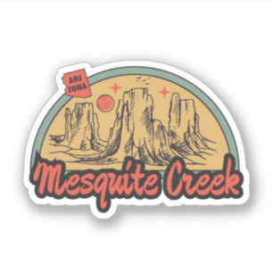 Mesquite Creek, Arizona Autocollant