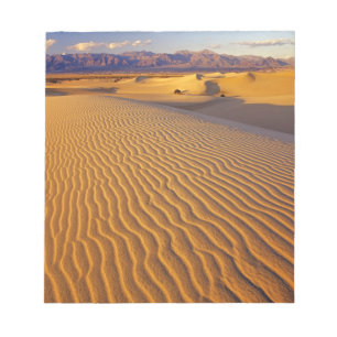 Mesquite Flat Sand dunes in Death Valley Notepad