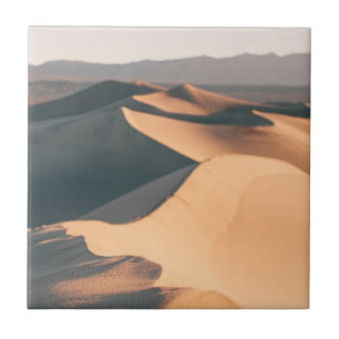 Mesquite Sand Dunes in Death Valley Tile