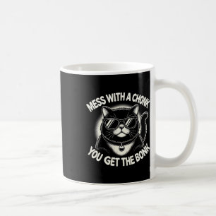 Mess With A Chonk Cat You Get The Bonk Coffee Mug