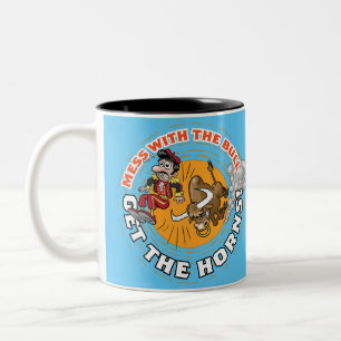 Mess with the Bull… Two-Tone Coffee Mug